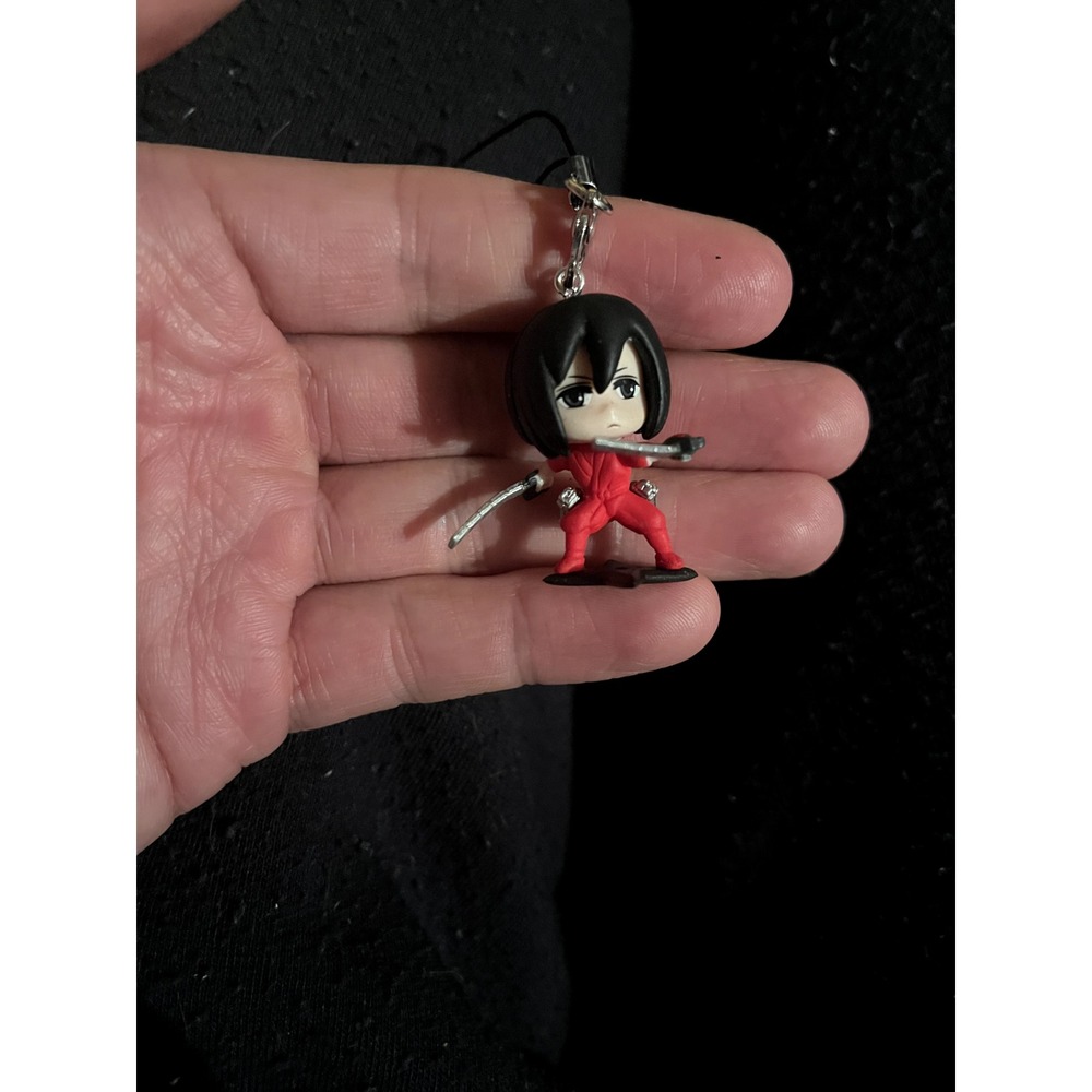 Bandai Attack on Titan Mikasa Samurai Mini Figure Phone Charm